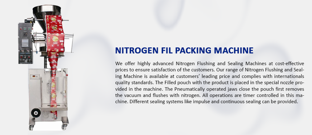 Nitrogen Packing Machines Manufacturer In Ahmedabad,Gujarat,India